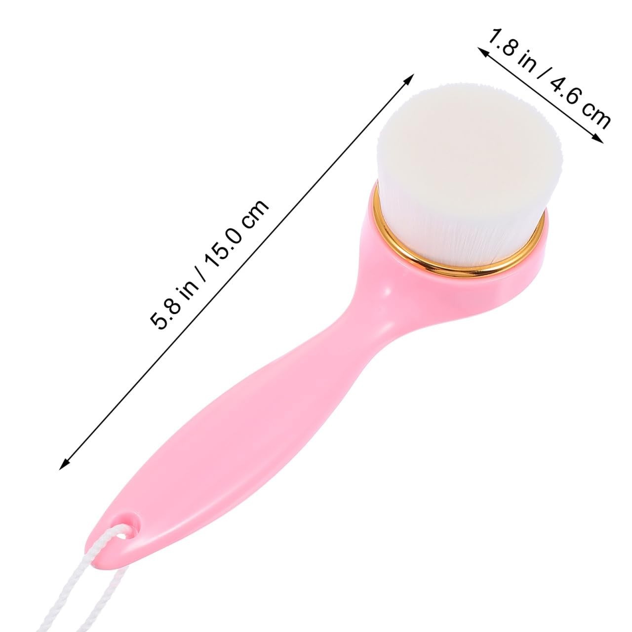 Manual Facial Cleansing Brush Tool – Soft Bristles for Deep Pore Cleansing & Exf
