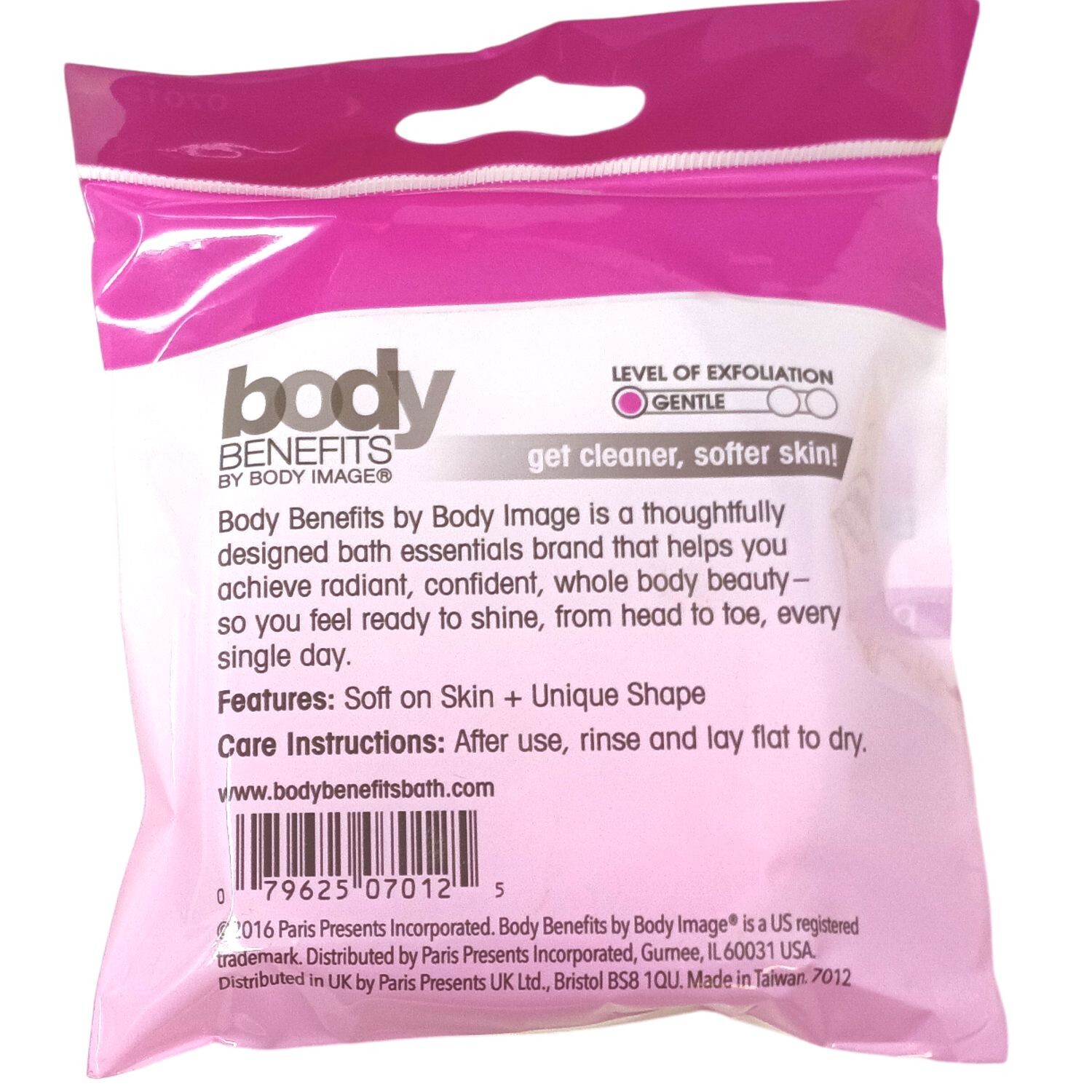 36 Body Image Dual Sided Texture Gentle Facial Polish Buff Sponge 1 Box of 36