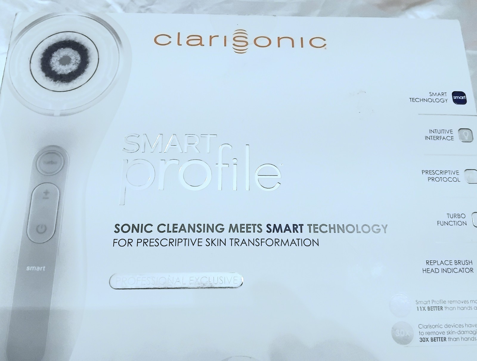 Clarisonic Smart Profile Sonic Cleansing Brush Face Body Rare Brand New OPEN BOX