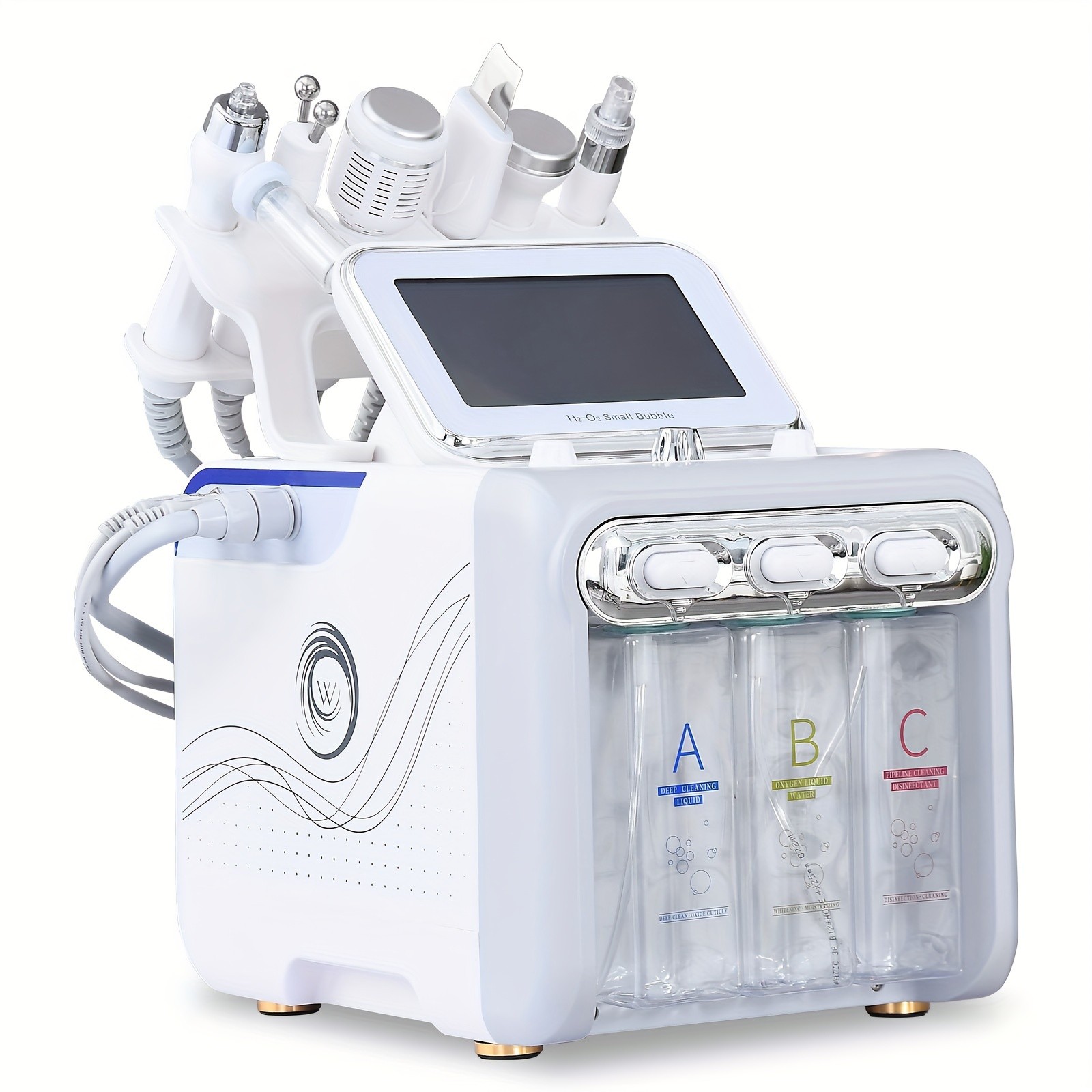 6 in 1 Hydrogen Oxygen Facial Machine – Deep Cleaning, Skin Rejuvenation Spa