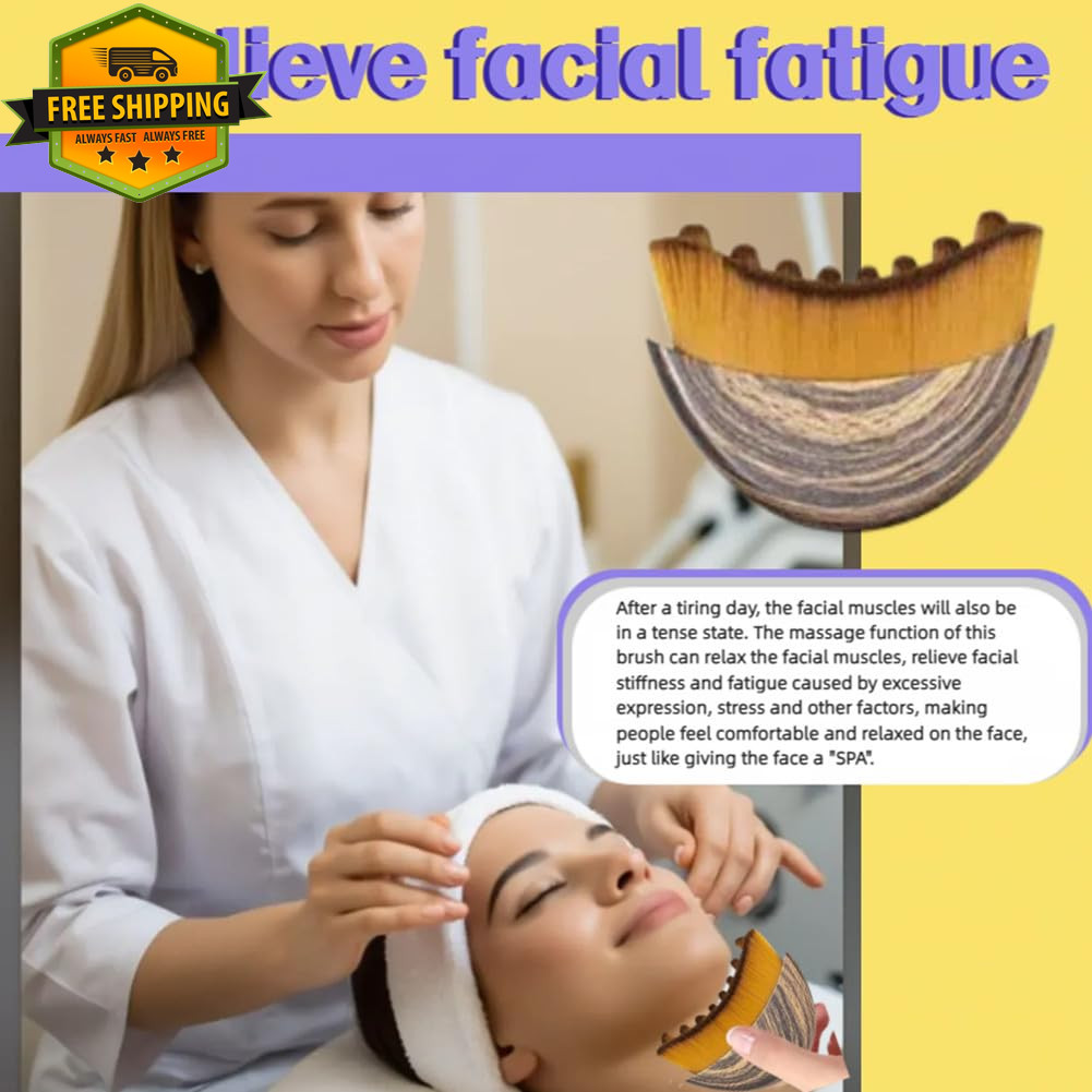 Lymphatic Contour Face Brush Anti Puffiness Sculpting Lift Glow Massage Tool
