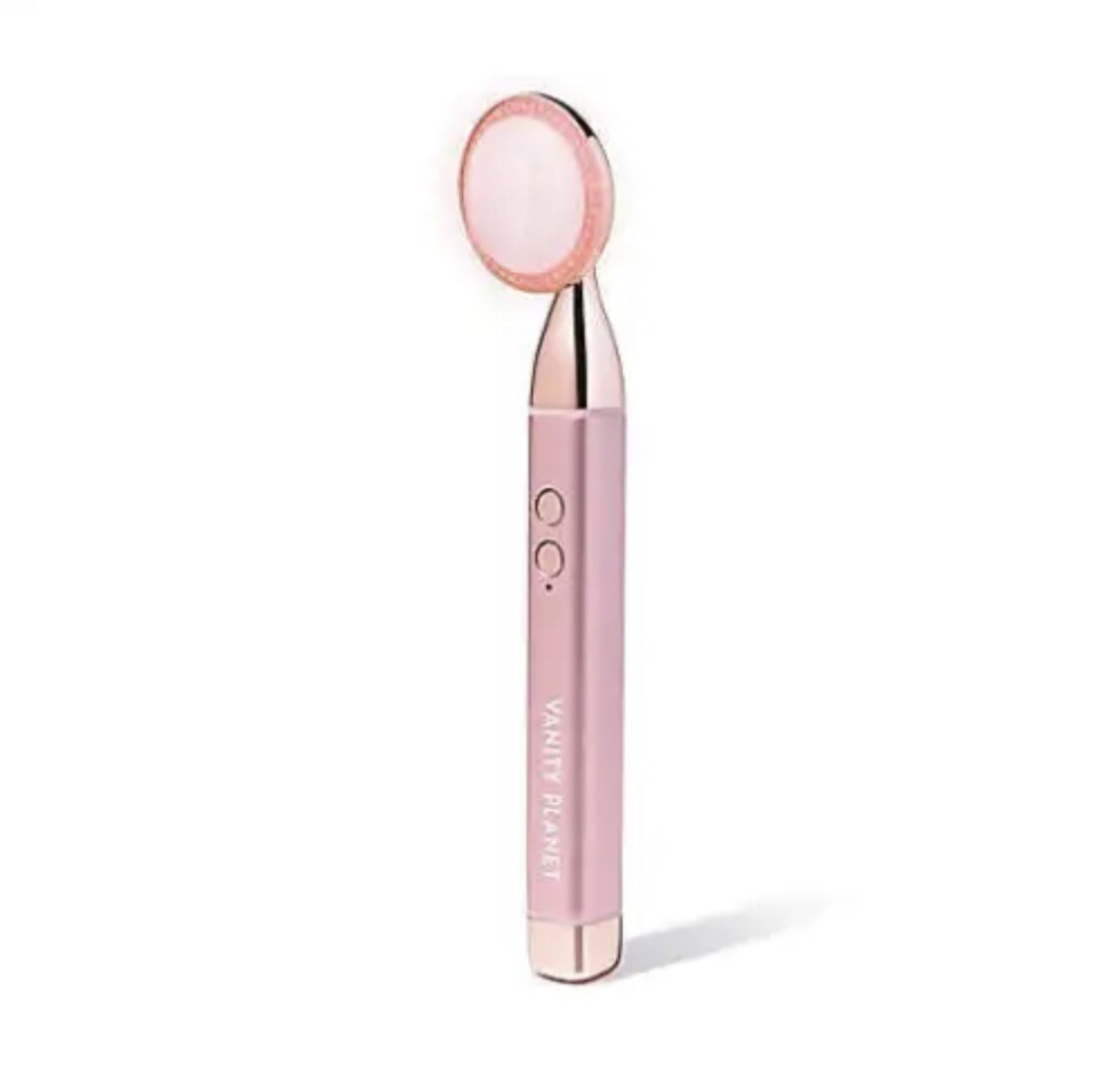 Vanity Planet Sonic Rose Quartz Beauty Bar LED Wand (VNT25024) Brand New
