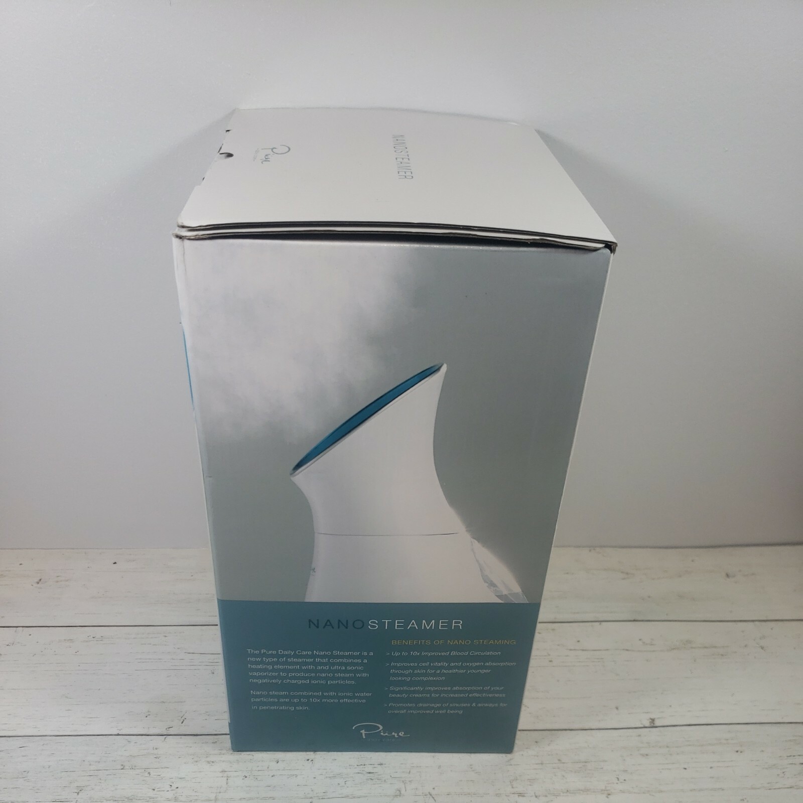Nanosteamer Large 3-In-1 Nano Ionic Facial Steamer with Precise Temp Control – 3