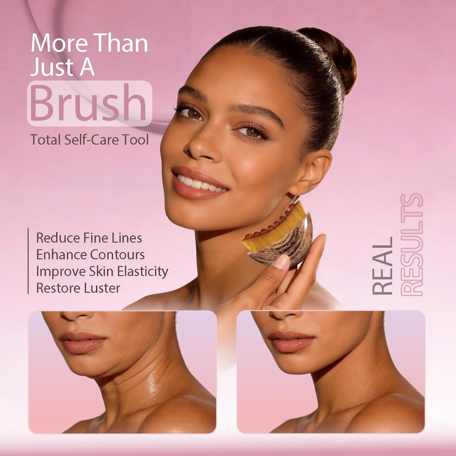 New Lymphatic Contour Face Brush, Face Brush for Lymphatic Drainage,Soft Facial