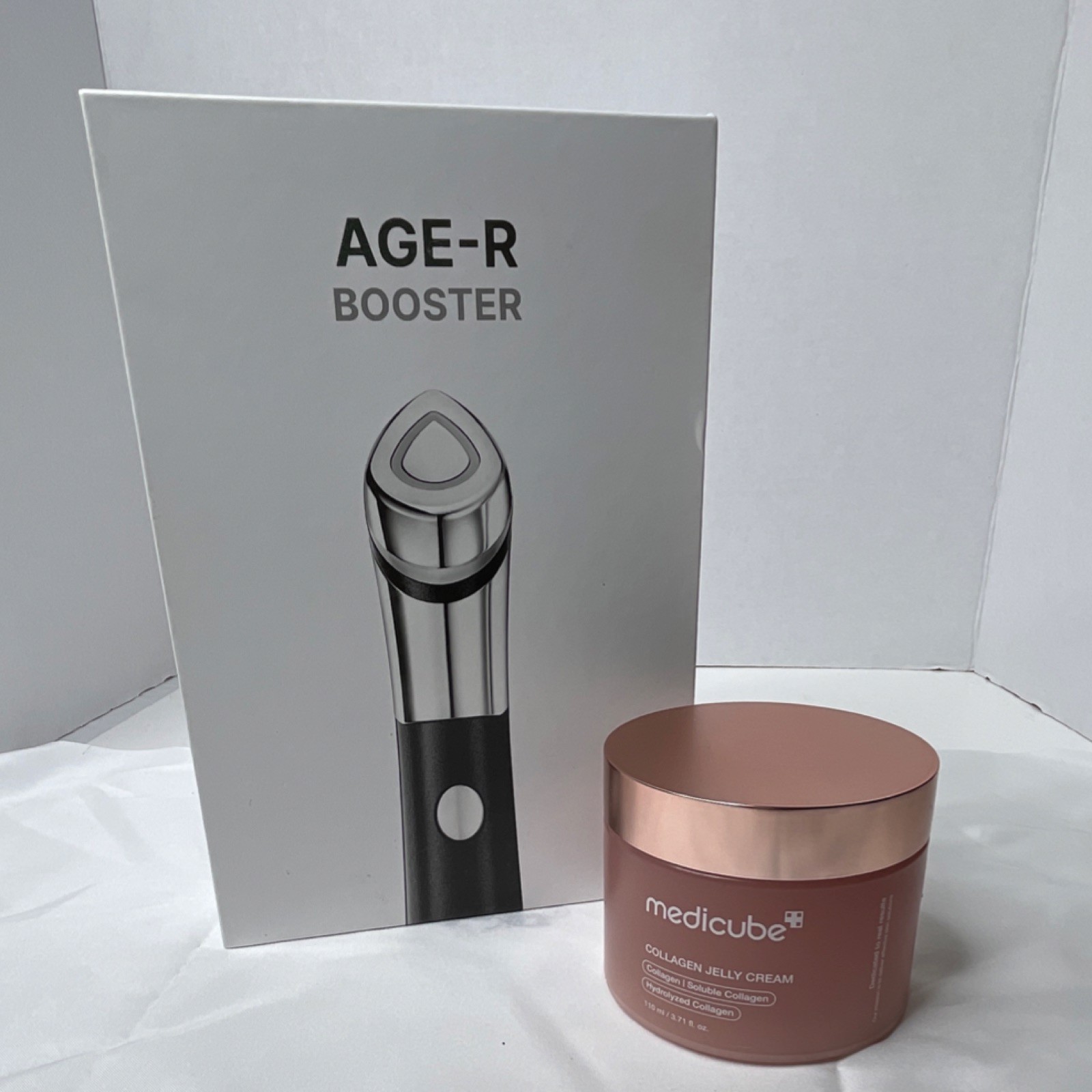 Medicube AGE-R Booster-H Device + Collagen Cream Set Unused