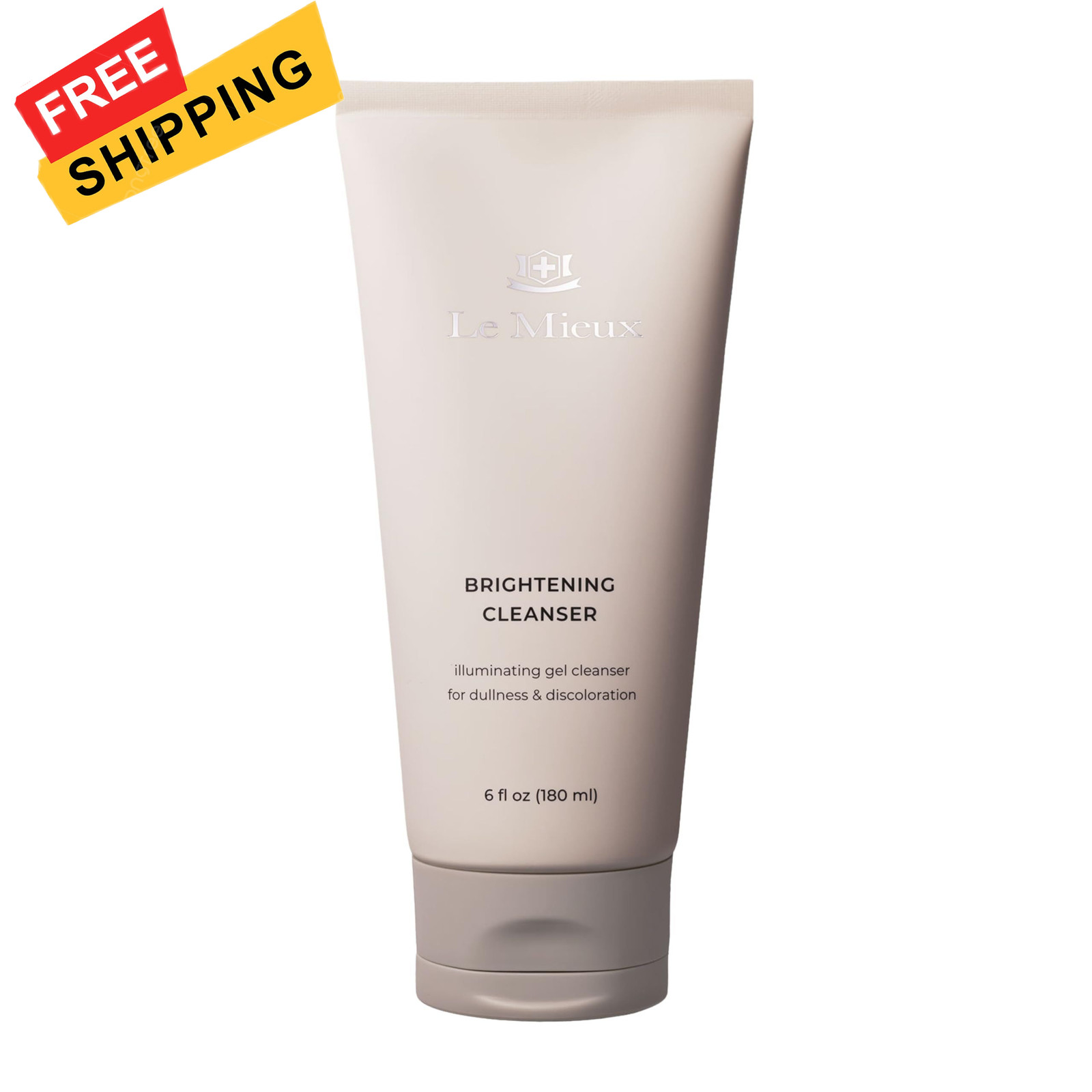 Le Mieux Brightening Cleanser – Face Wash with 6 Fl Oz (Pack of 1), orange