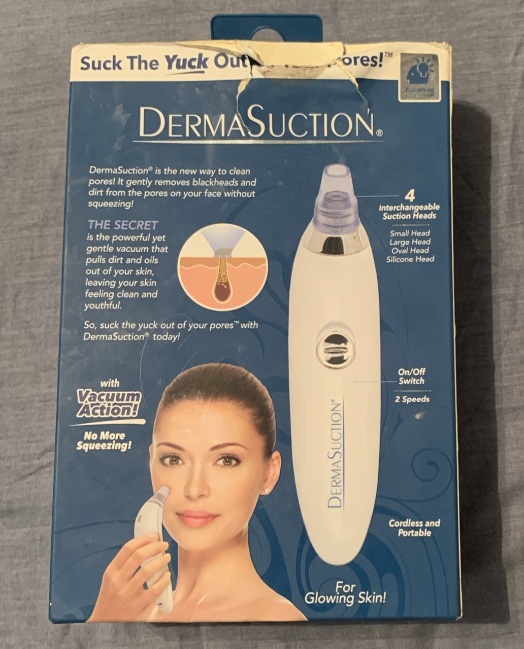 BulbHead DermaSuction Derma Suction Pore Cleaning Device With Vacuum Action
