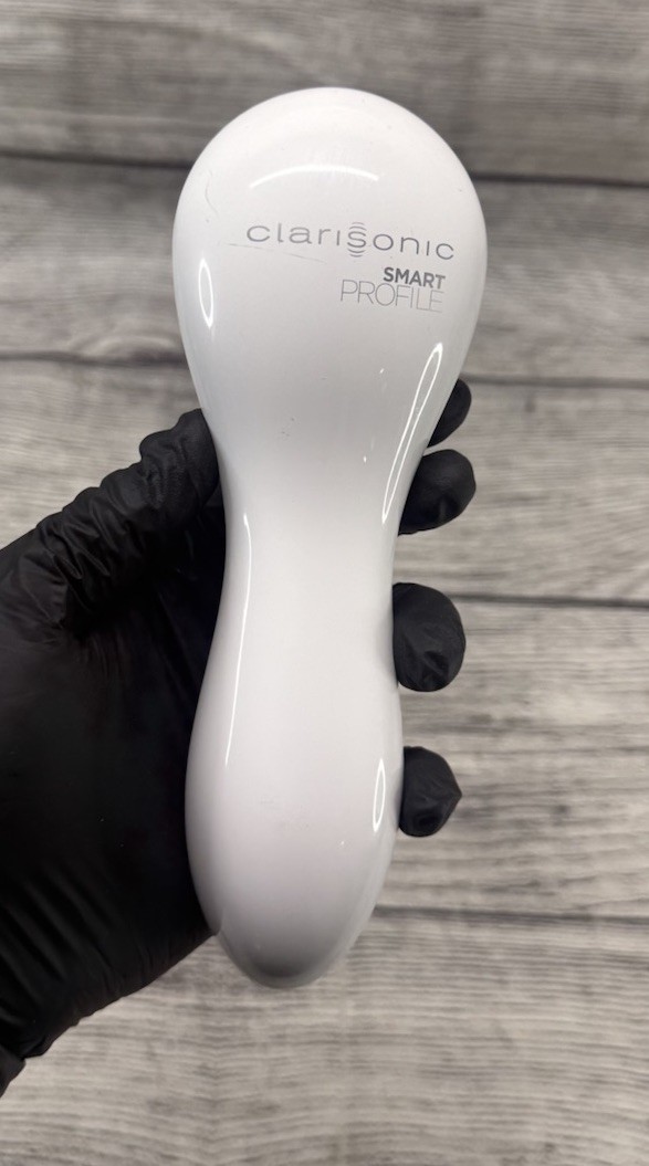 Clarisonic Smart Profile Rechargeable Electric Facial Cleansing Brush, White
