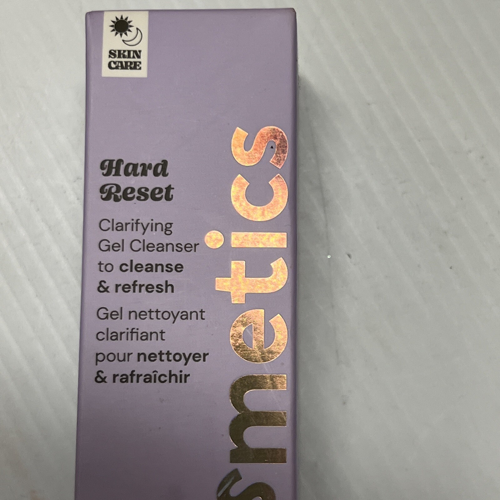 NEW BOXES GLOSSMETICS HARD RESET CLARIFYING GEL CLEANSER – 3.4 OZ