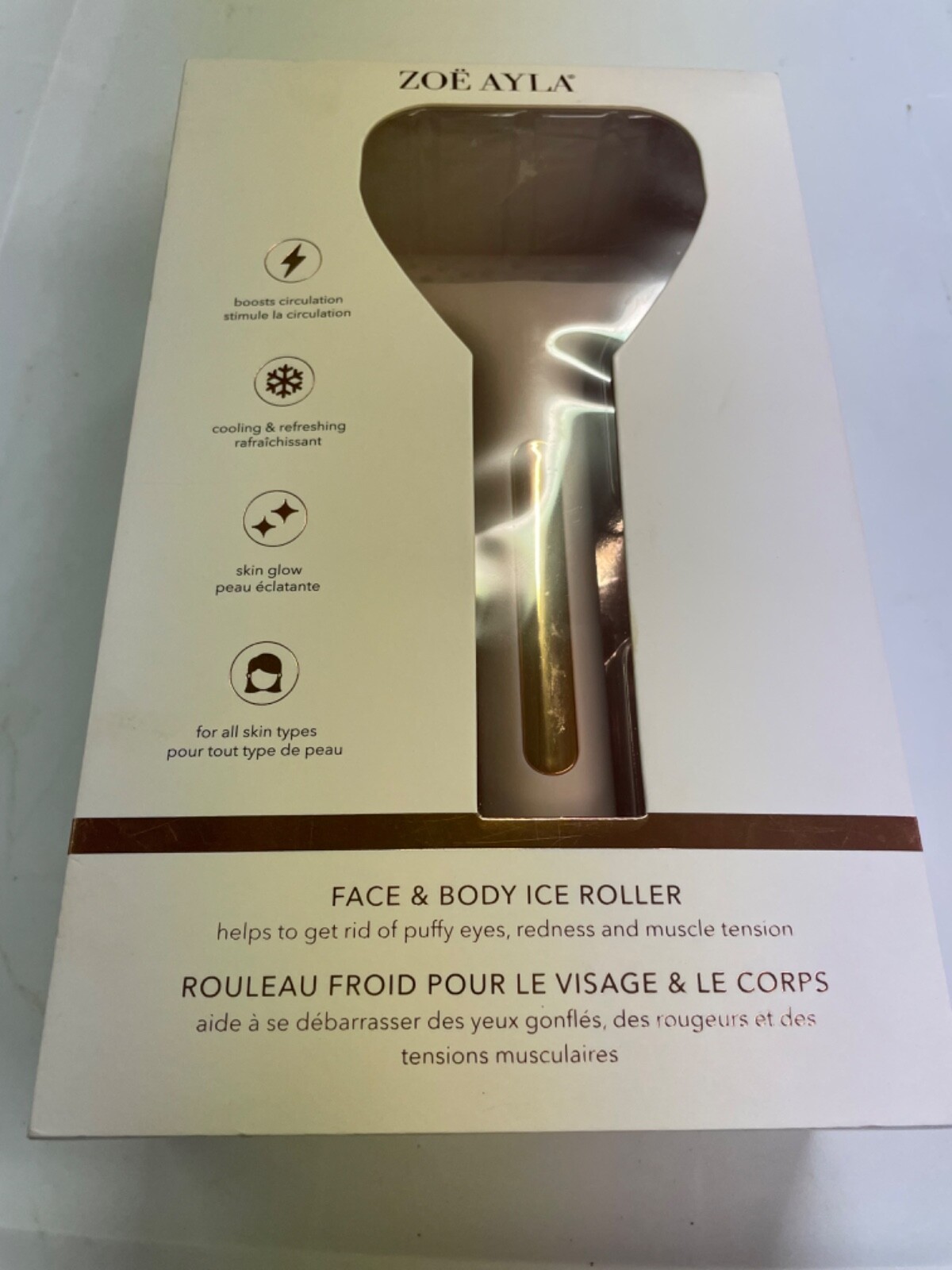 Zoe Ayla Face & Body Ice Roller – Cold Therapy for the treatment of burns
