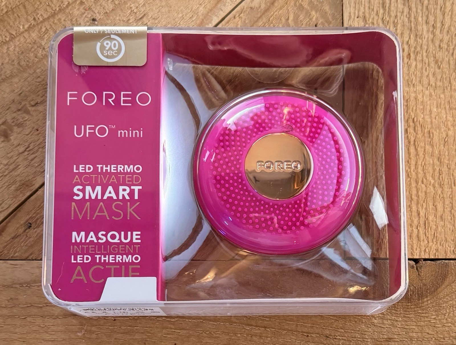 FOREO UFO Mini LED Thermo Smart Facial Mask Pink Fuchsia NEW SEALED