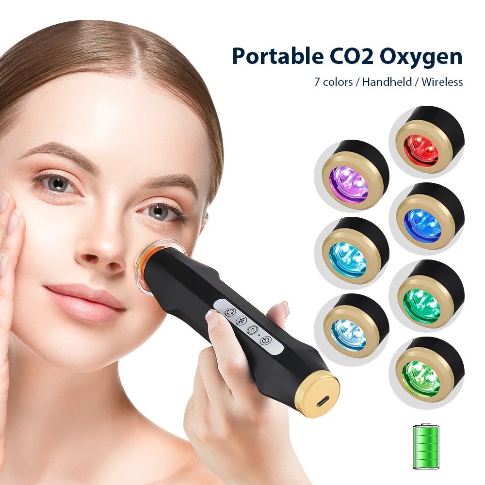Design Co2 Bubble Oxygenation Capsules Pods Rechargeable Oxygen Facial Pen New