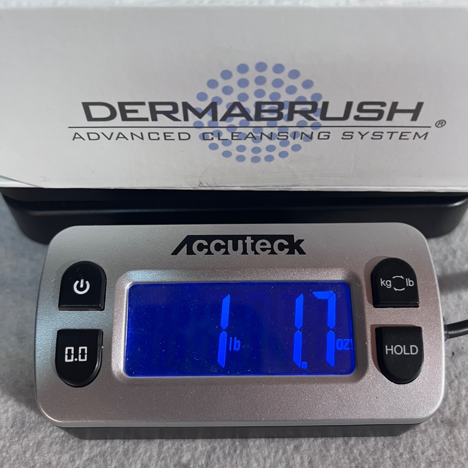 Dermabrush Advanced Skin Cleansing System With 4 Attachments Brush Pumice Sponge