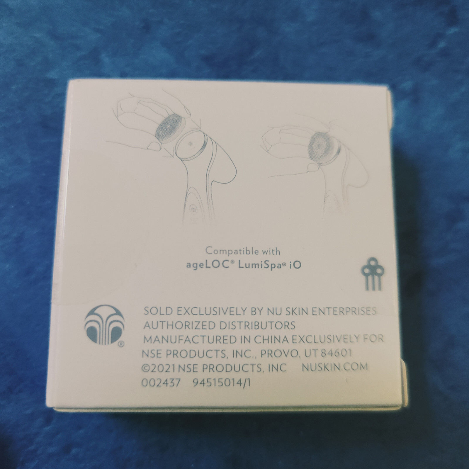 2 of Nuskin ageLOC LumiSpa iO Treatment Gentle Head + 1 free napca mist # 118