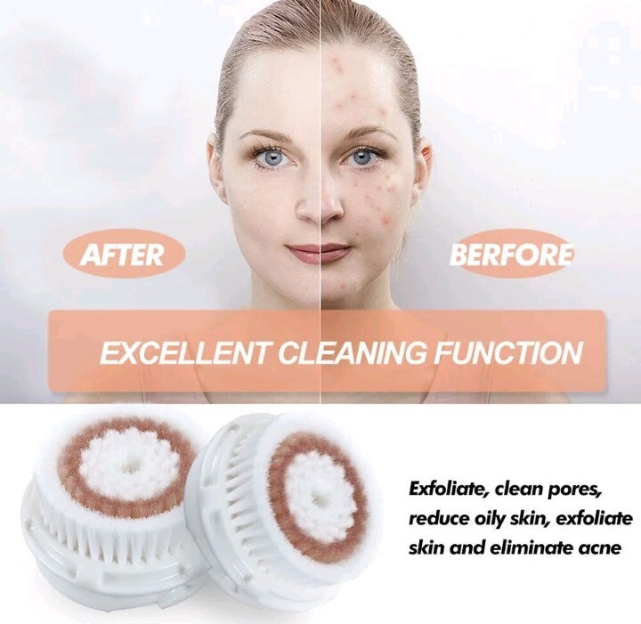 5 Radiance facial skin care cleaning household brush head