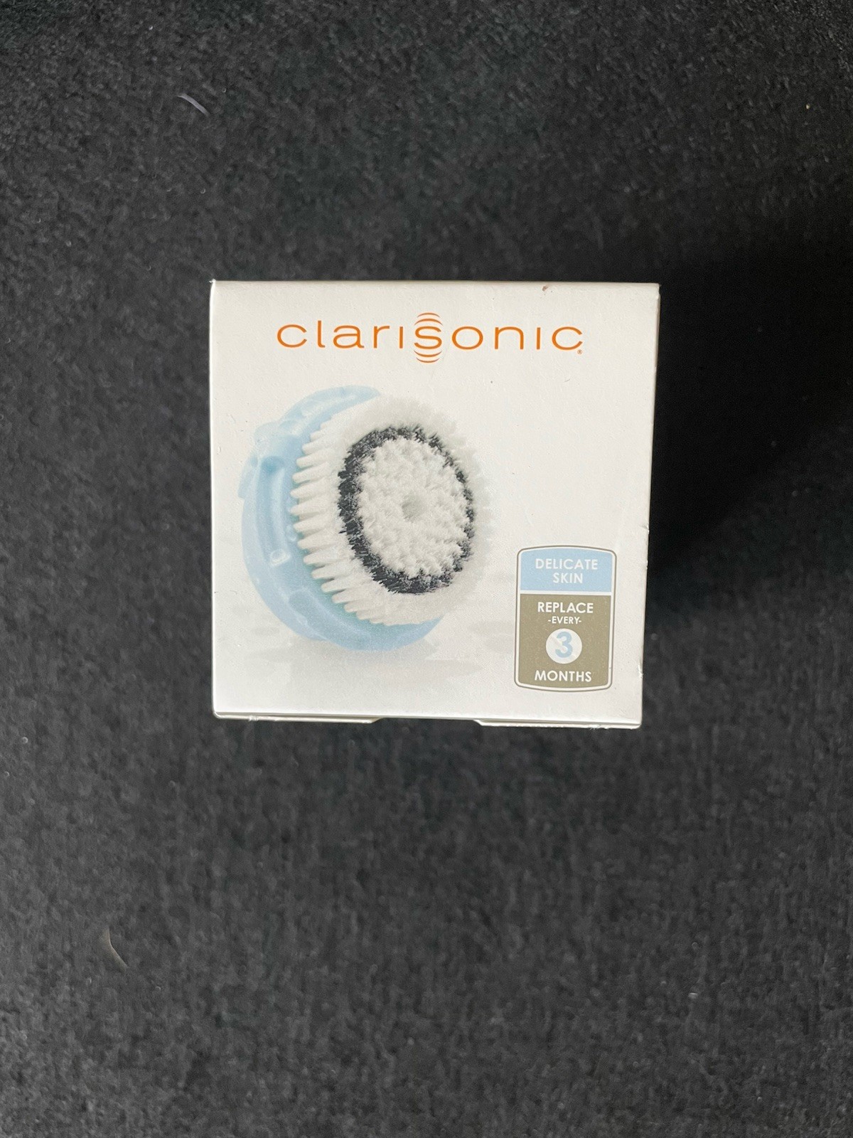 Twin Pack Clarisonic Replacement Brush Head Delicate Skin Rosacea New In Box