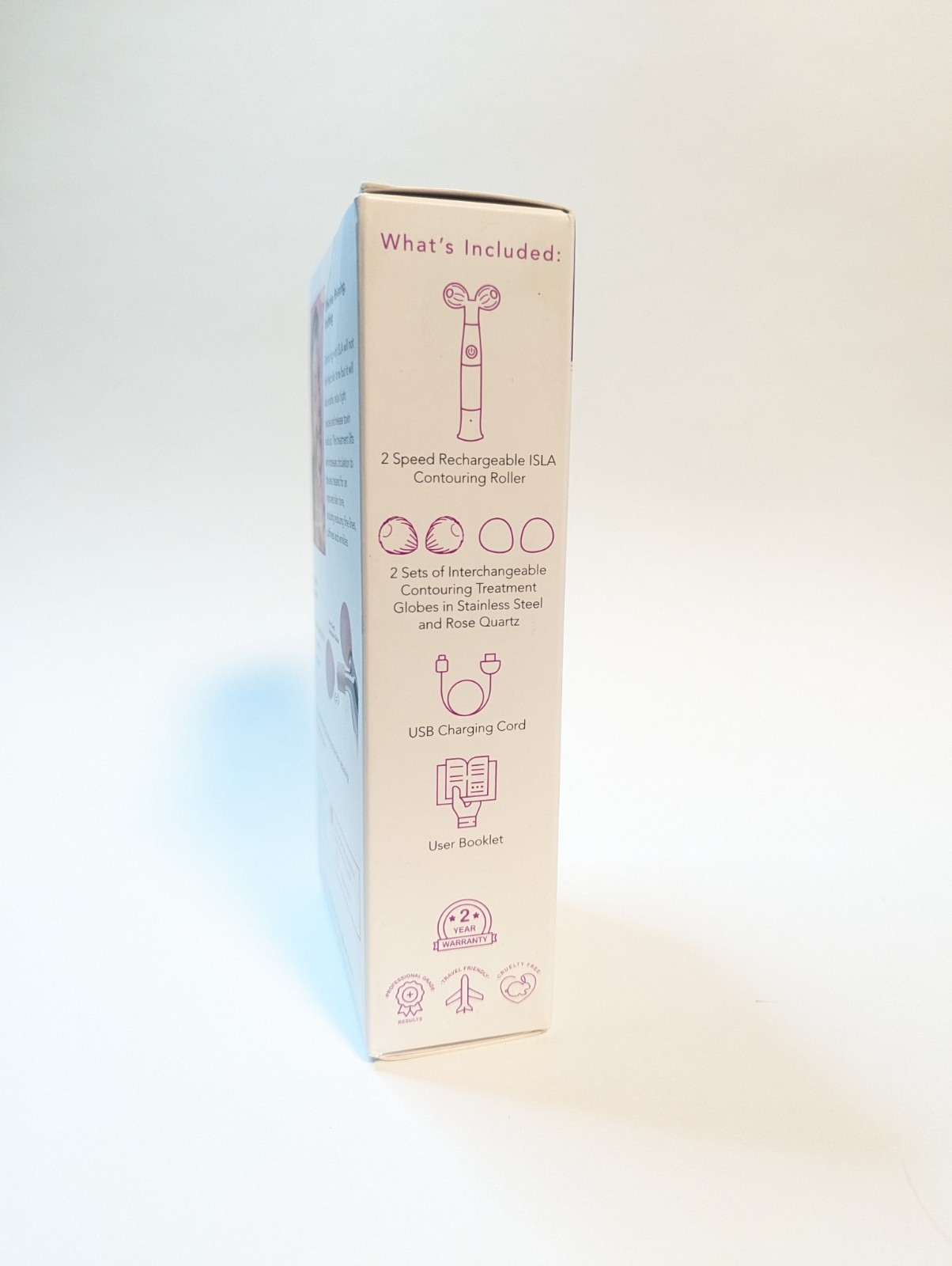 Spa Sciences ISLA Sonic Face & body Contouring Ice & Heat Roller NEW