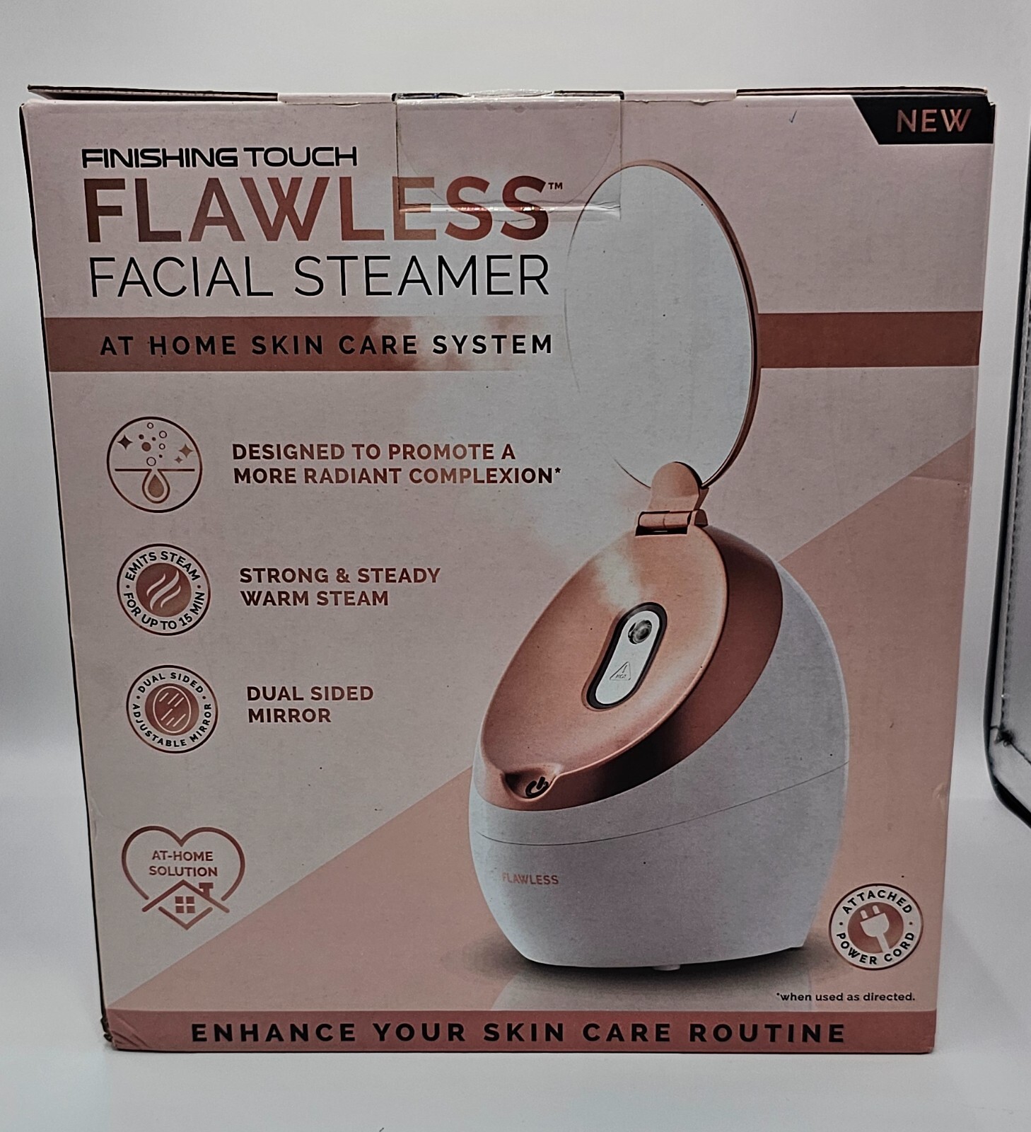 Finishing Touch Flawless Facial Steamer At Home Skin Care System Brand NEW (304)