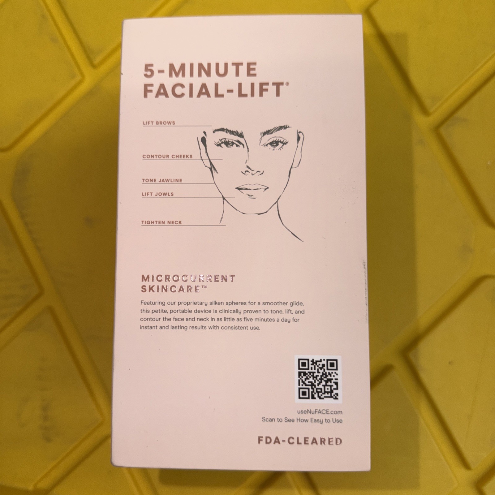 nuface mini petite facial toning device In Sandy Rose