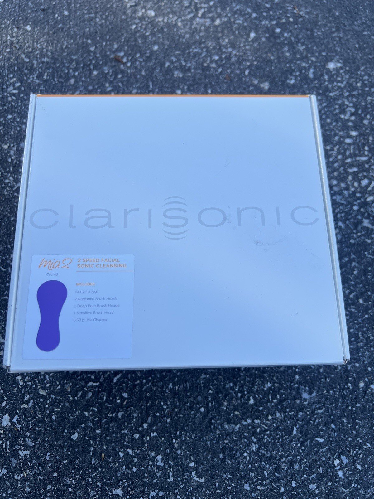 NEW 2 Speed Lavender Clarisonic Mia 2 Sonic Facial Skin Cleansing Brush System