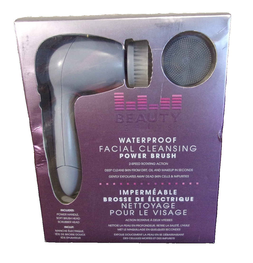 BEAUTY BEATS WATERPROOF FACIAL CLEANSING POWER BRUSH – 2-speed action