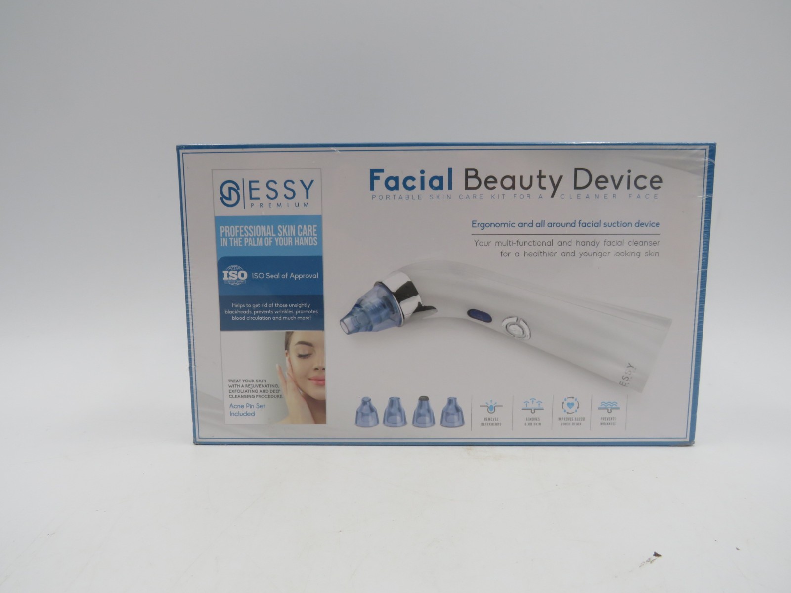 Essy Blackhead Remover & Pore Vacuum Cleaner for Face Pimple Extractor & Skin C