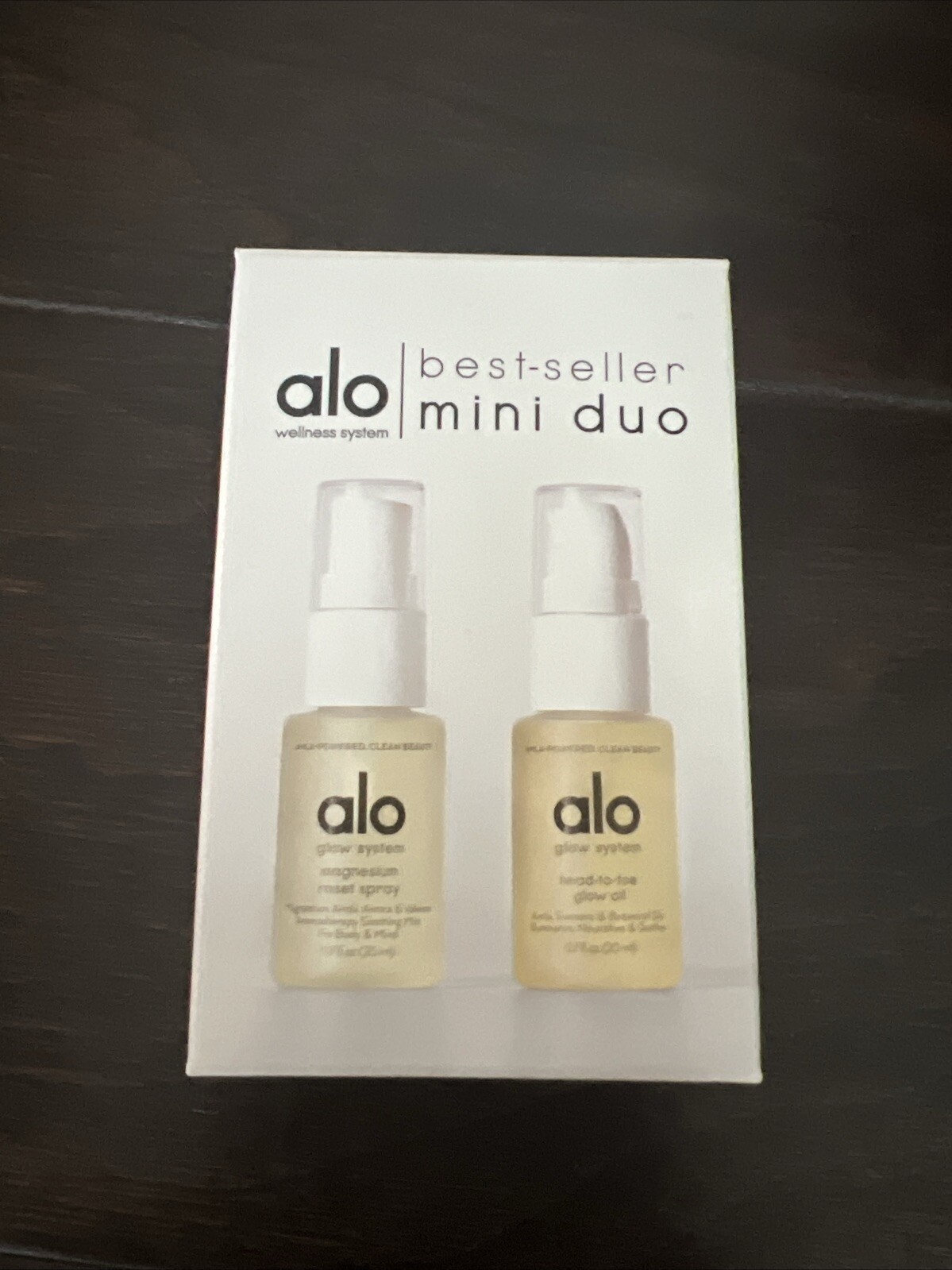 Aloe best Seller mini duo glow system