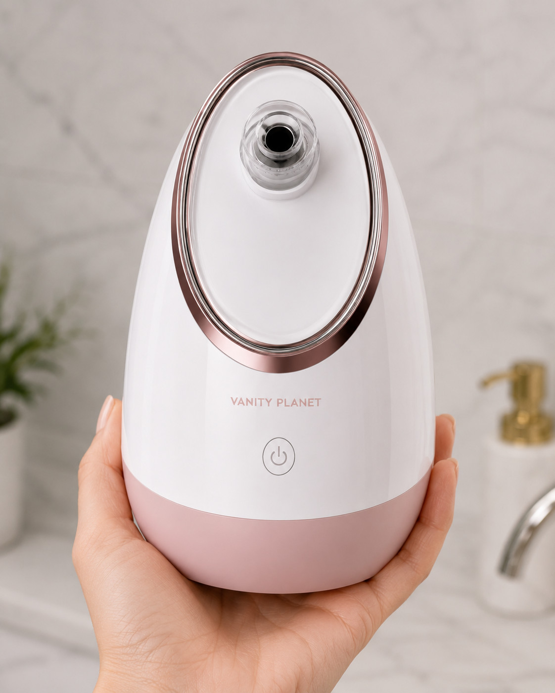 Vanity Planet Aira Vaporizador Facial Ionic – Spa Facial Hidratante con Acabado