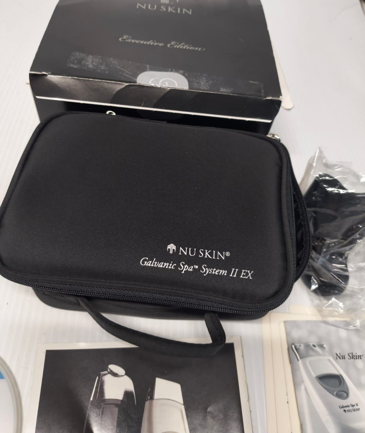 Nu Skin Galvanic Spa System II EX Device 4 Heads & Case Kit FREE SHIPPING