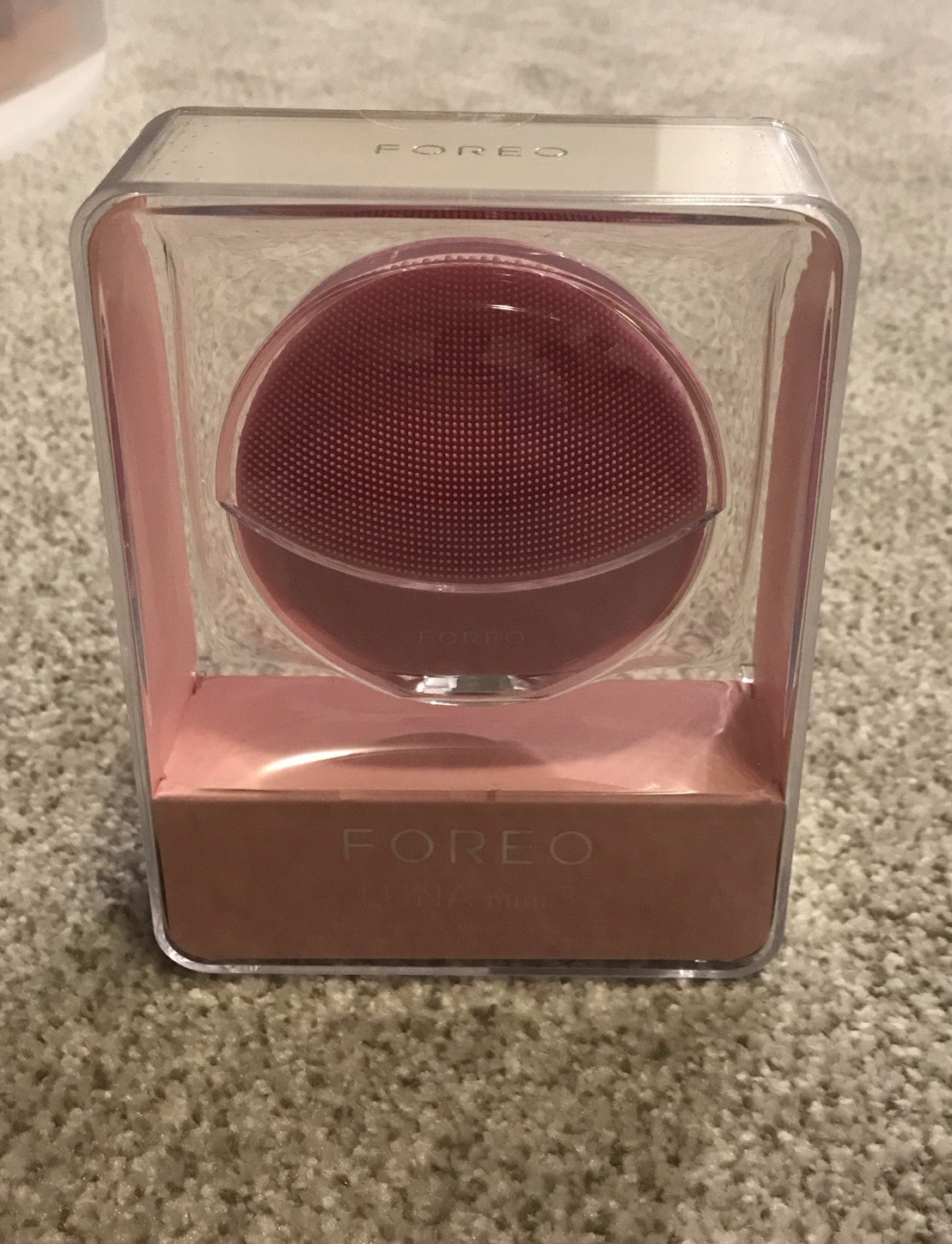 FOREO Luna Mini 3 – Premium Facial Cleansing Brush – Pearl Pink BRAND NEW