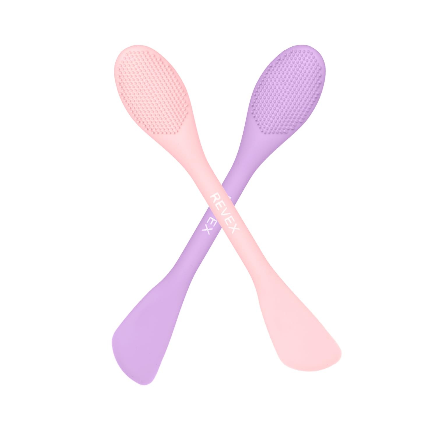 REVEX Pore Cleaning Brush,Face Scrubber,Exfoliating Pink+PurPle