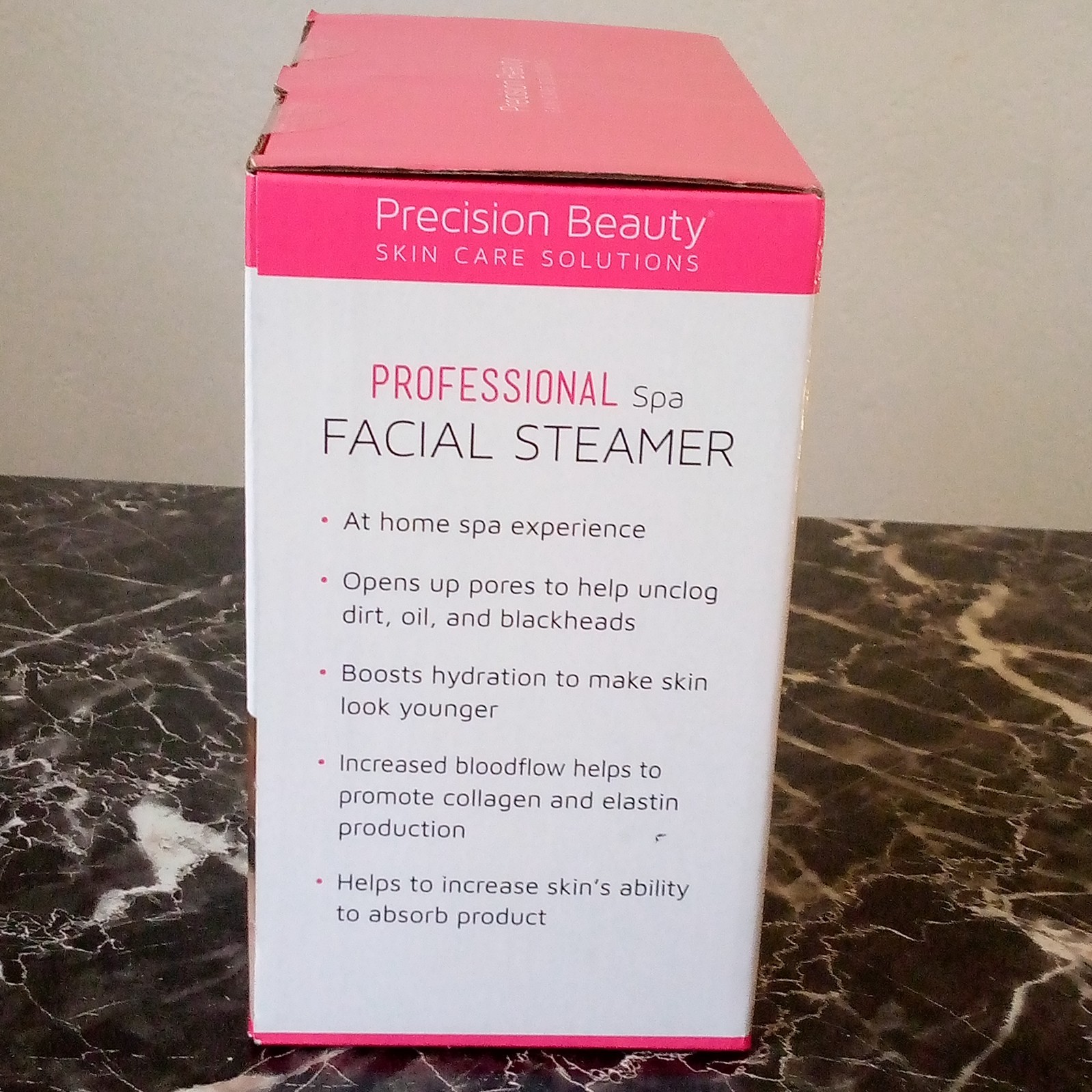 Facial Steamer Professional Spa Face Steamer Skin Care Pores Hydration White NEW