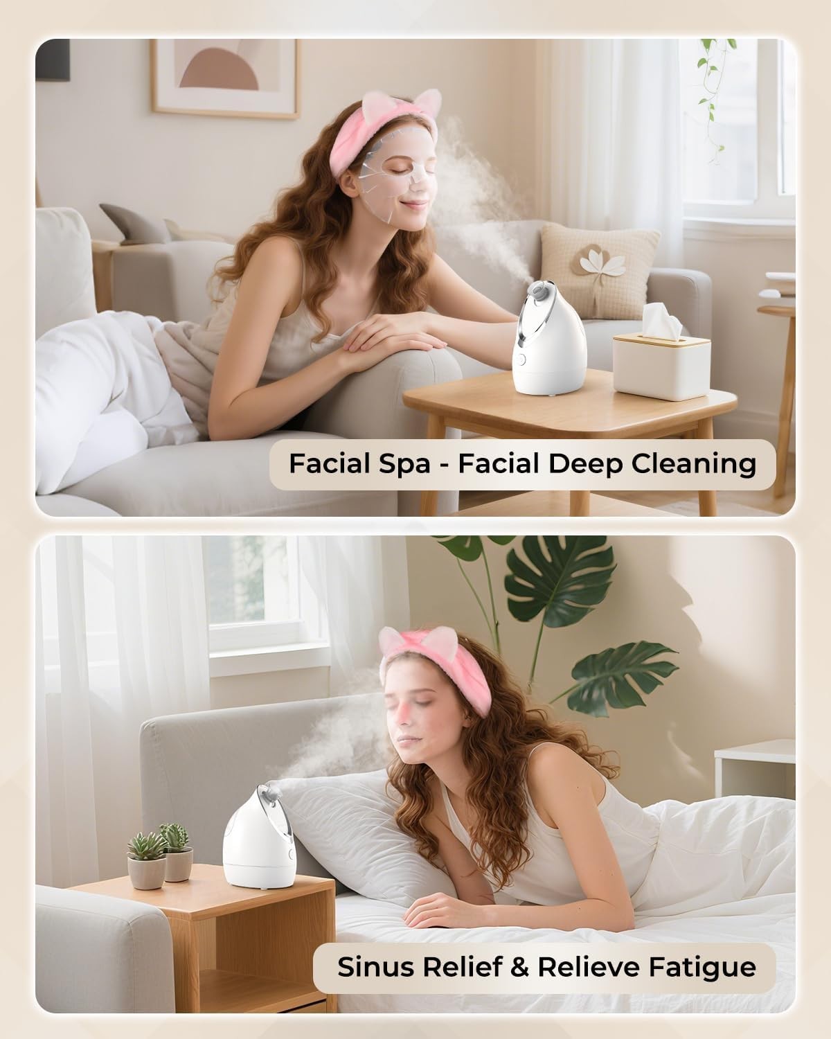 Compact Nano Facial Steamer – Ultimate Deep Clean & Hydration for Glowing Skin