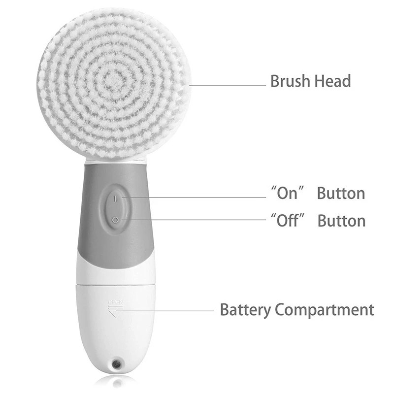 Waterproof Blackhead Remover, 4-in-1 Portable Multi-functional Facial Brush Clea
