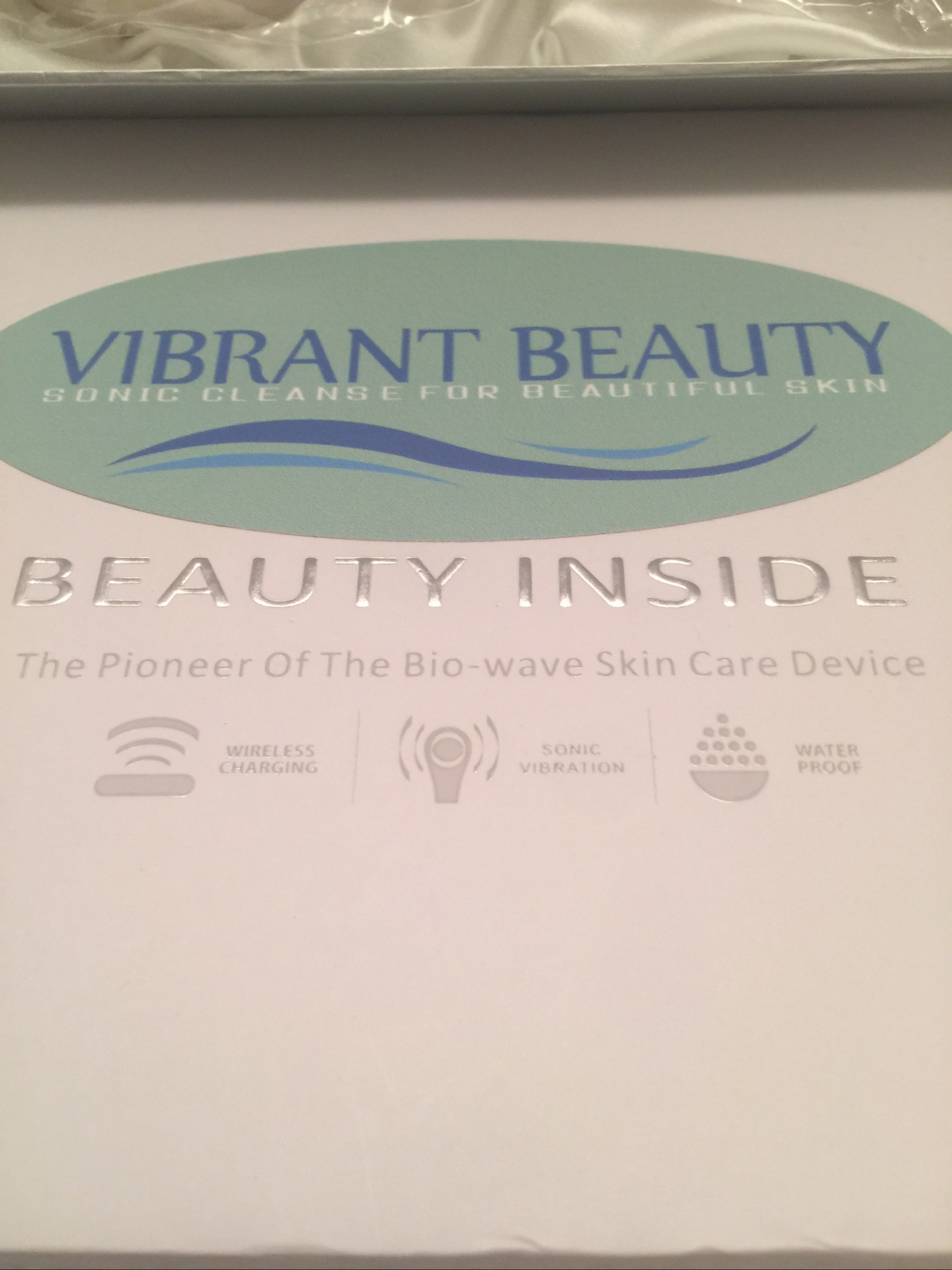 Vibrant Beauty Sonic Cleanser Bio Wave Beauty Device NEW FREE SHIP see photos