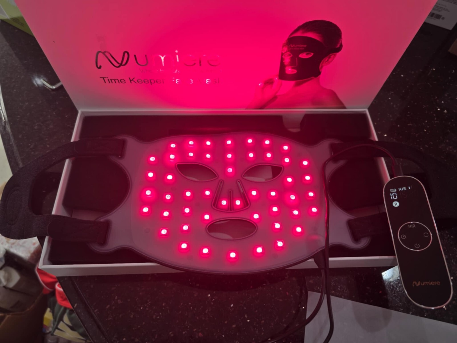 Numiere Time Keeper LED Face Mask Pre-Owned Sanitized