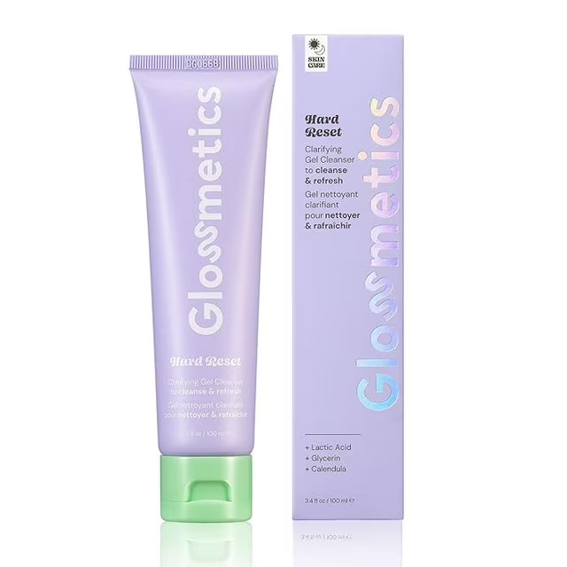 LOT OF 2 – NEW BOXES GLOSSMETICS HARD RESET Clarifying Gel Cleanser 3.4 OZ