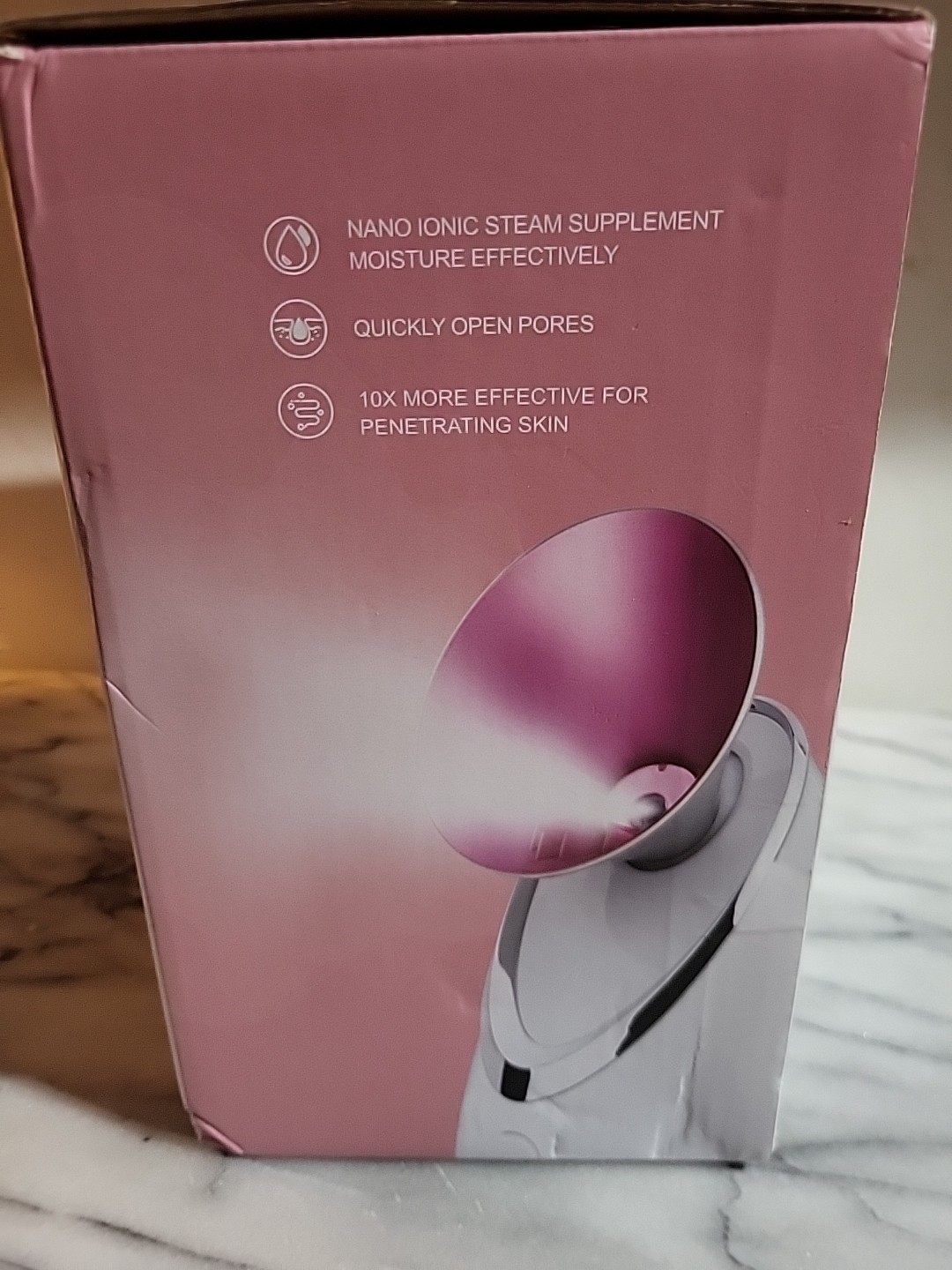 Facial Steamer EZBASICS Ionic Face Steamer for Home Facial, Warm Mist Humidifier