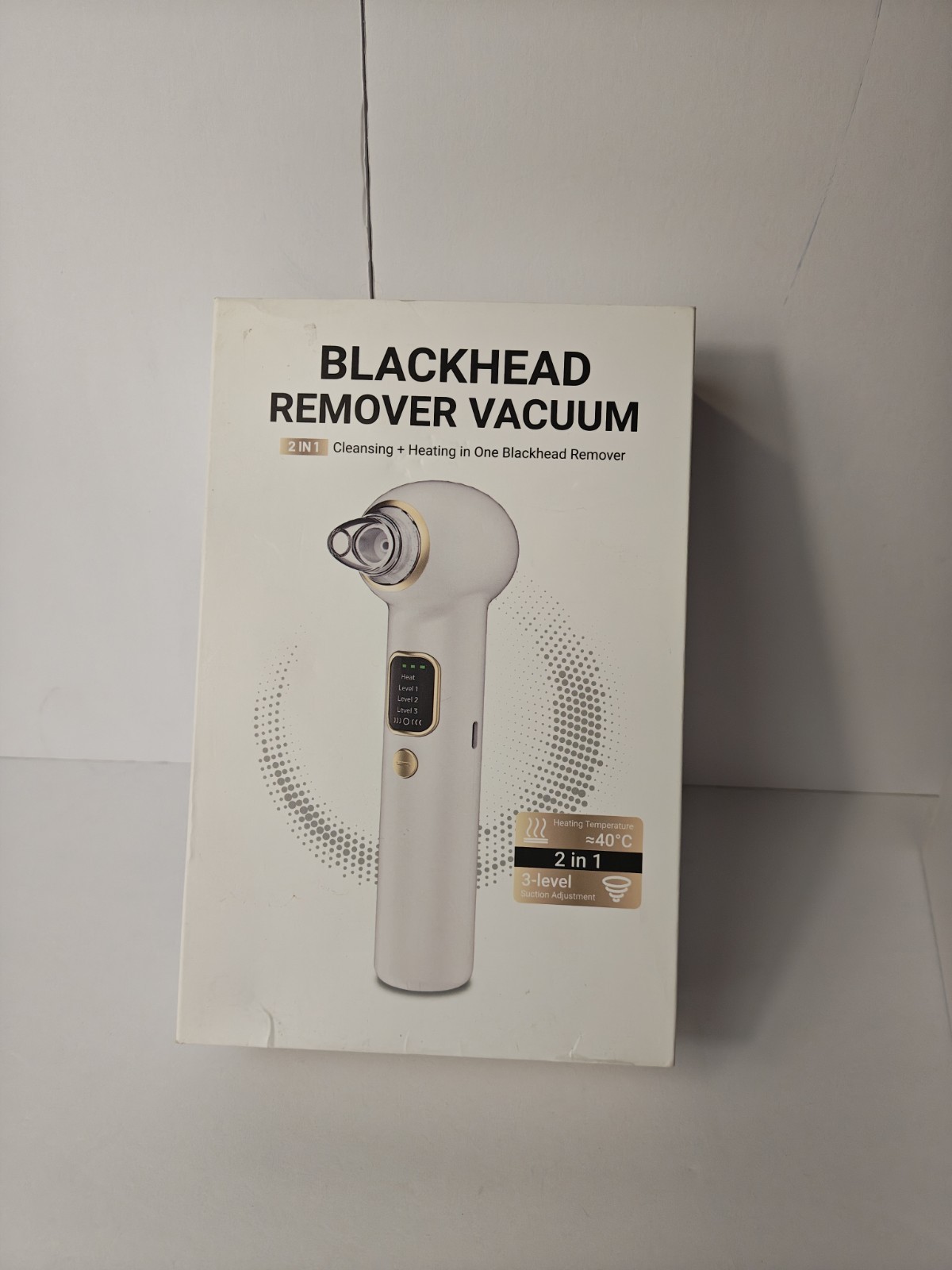 L30 Blackhead Remover Vacuum, 3-Level Suction, 5 Heads, USB Rechargeable