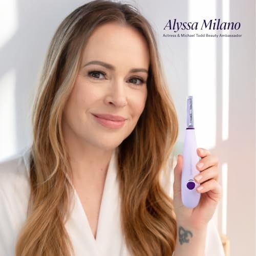 Beauty Sonicsmooth Dermaplane Razor for Women Face + Eyebrow trimmer Lavender