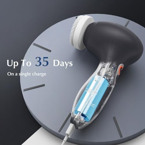 Facial Cleansing Brush 3 in 1 Two Way Rotating Exfoliator Rechargeable