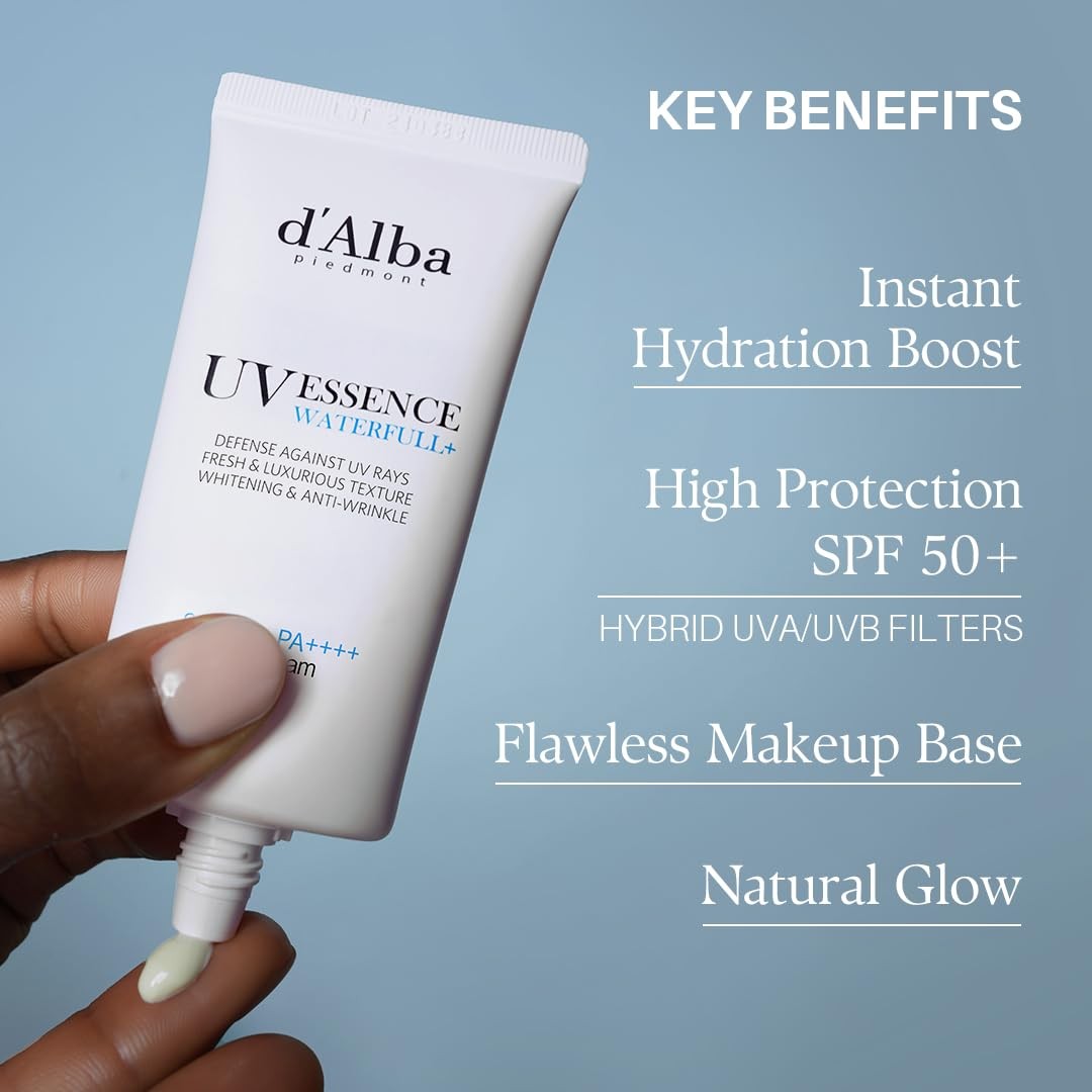 d’Alba Piedmont [ORIGINAL] UV Essence Sunscreen for 1.69 Fl Oz (Pack of 1)