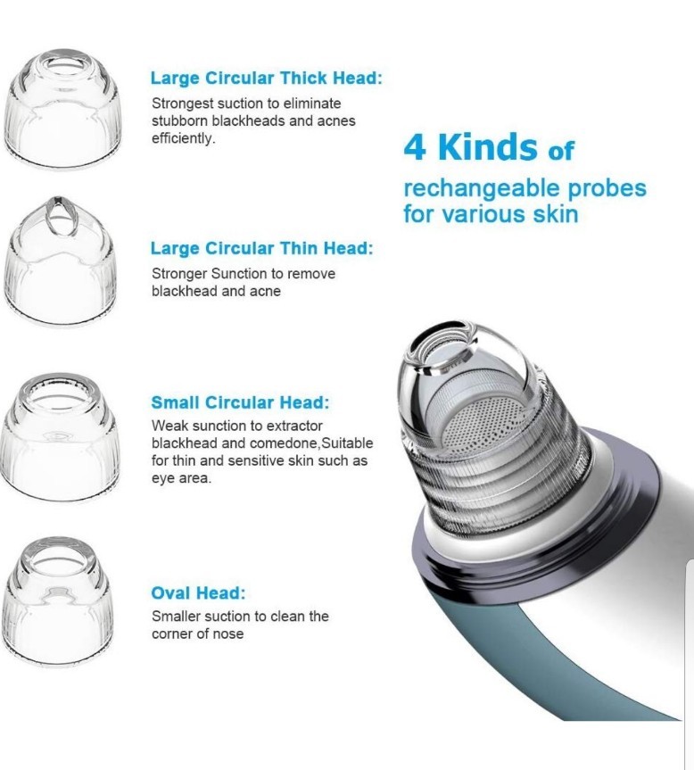 Blackhead Remover Pore Vacuum Cleaner Electric Pore Cleaner Removal Blackhead…