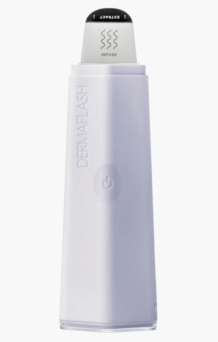 DERMAFLASH DERMAPORE+ Ultrasonic Pore Extractor + Skincare Infuser ~ LILAC ~