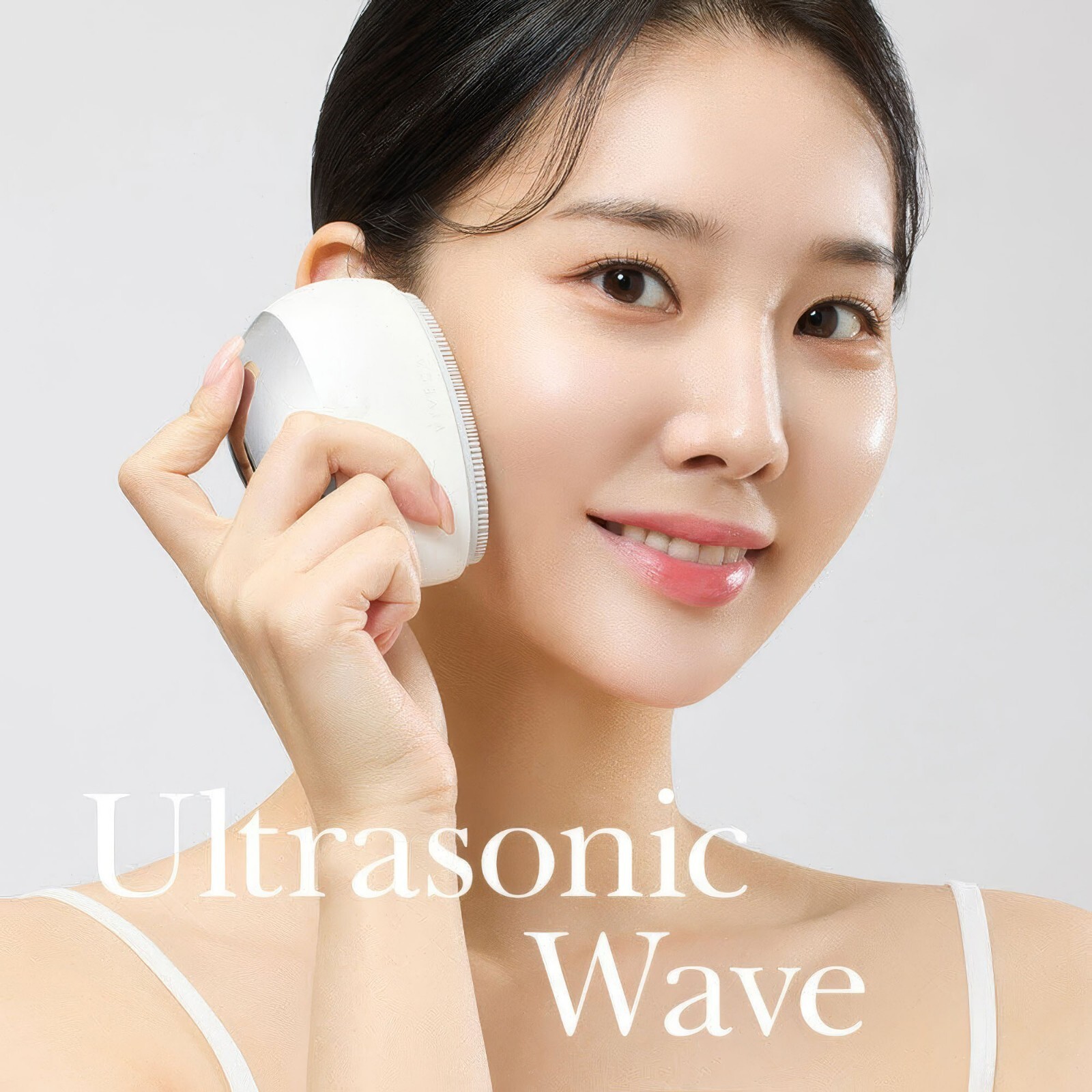 Viveca Ultrasonic Wave Facial Cleanser Micro-Vibration Galvanic Light Therapy