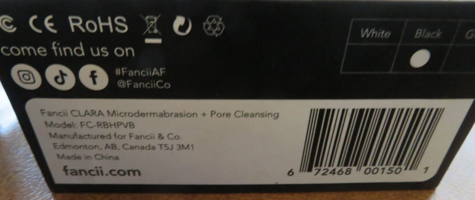 fancii Clara FC-RBHPVB Microdermabrasion + Pore Cleansing New