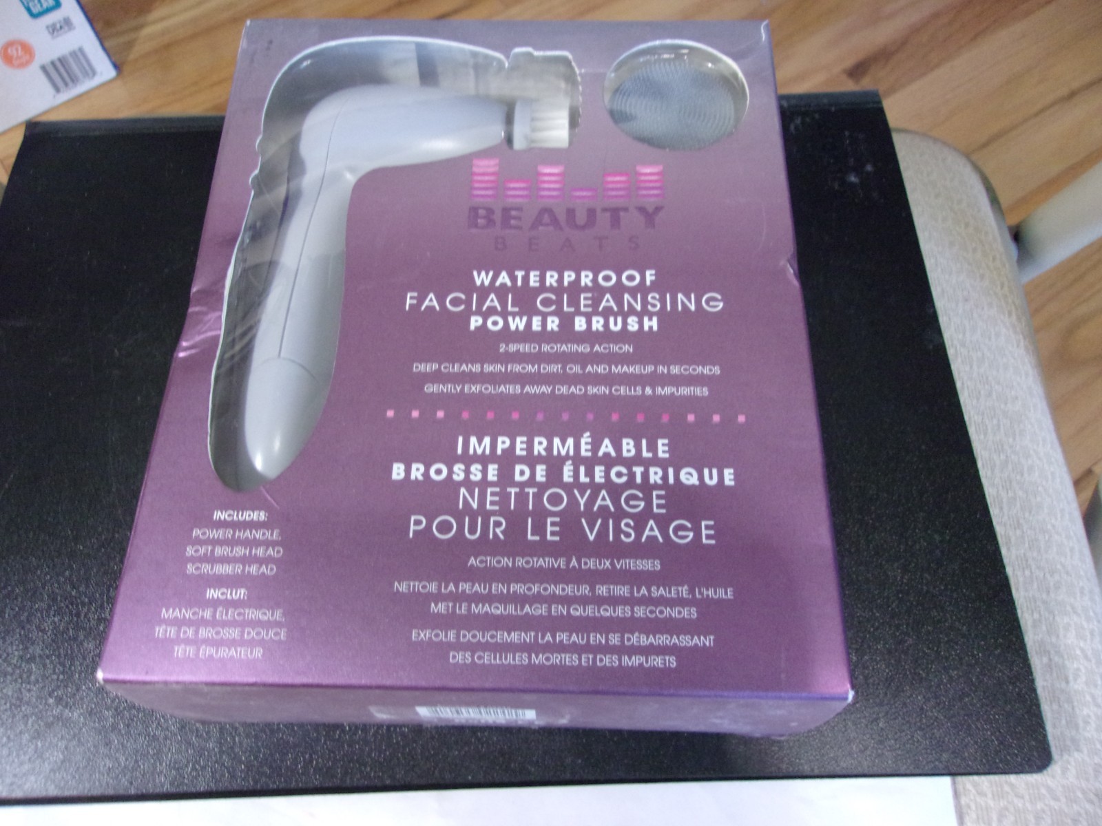 BEAUTY BEATS WATERPROOF FACIAL CLEANSING POWER BRUSH – 2-speed action