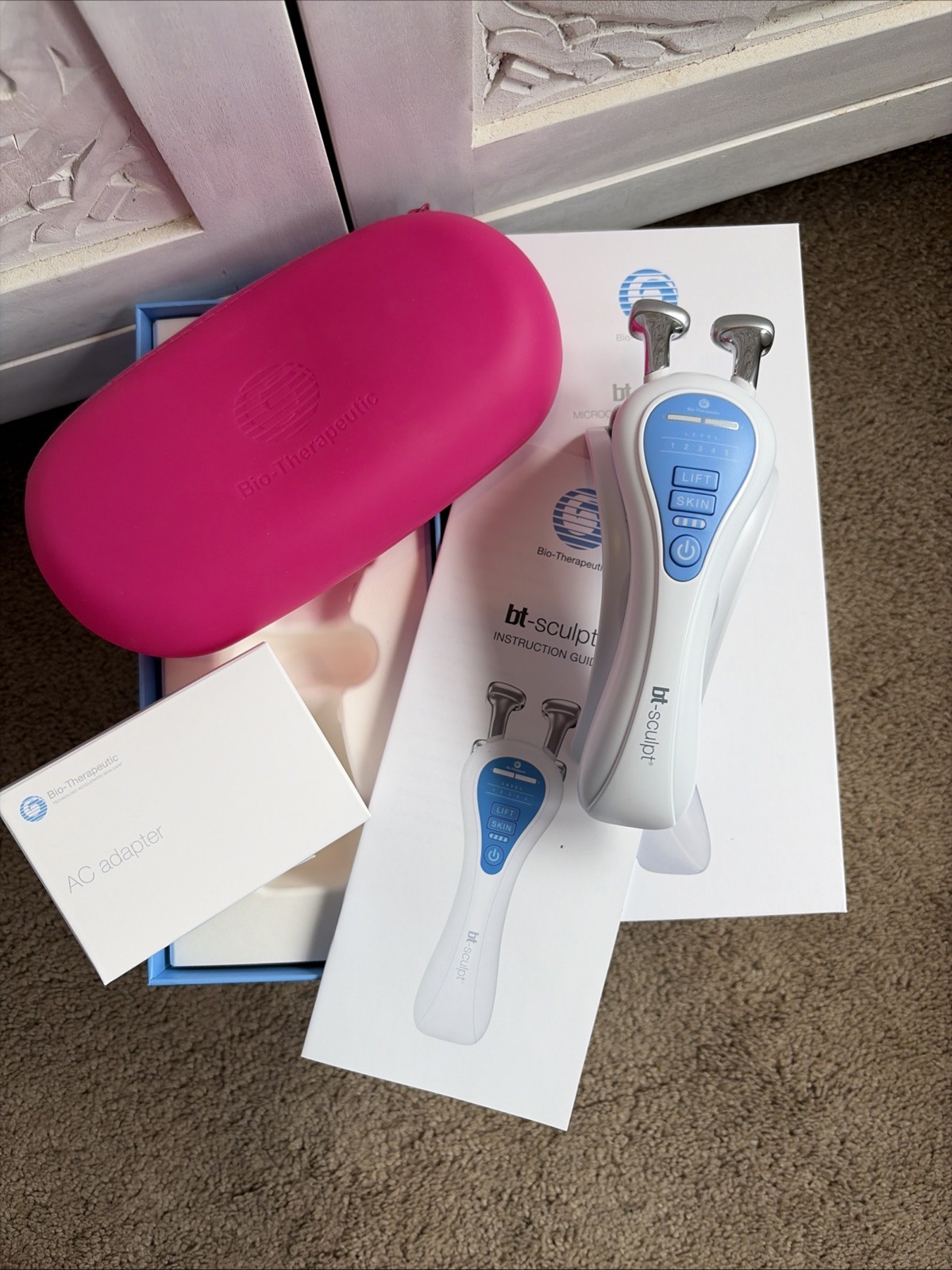 Bio-Therapeutic bt-sculpt Microcurrent Facial Sculpting Device NO SERUM