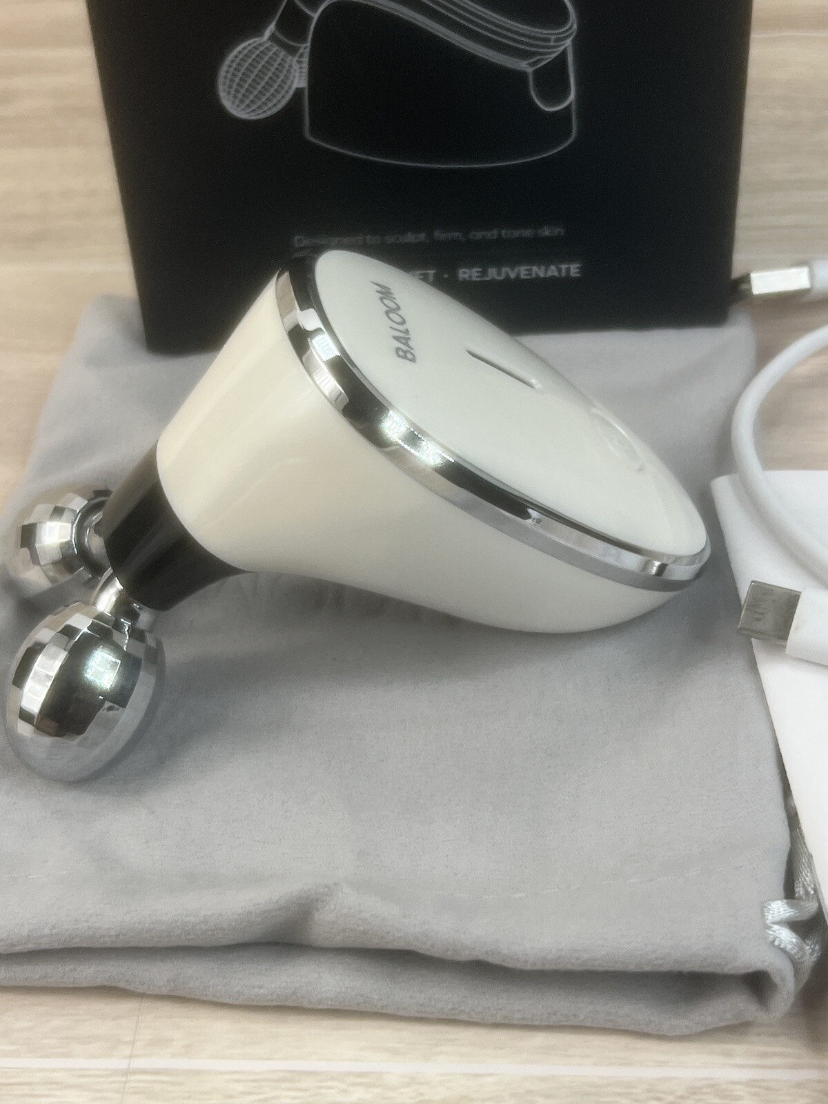 Baloom Micro-Current-Facial-Device, Face Roller Skin Care Tool,Face Massager
