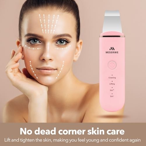 Skin Scrubber Face Skin Spatula Facial Scrubber Spatula Pore Cleaner with Pink